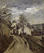 Paul Cezanne The House of Dr Gauchet in Auvers painting